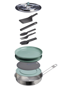 Alternative view of The Wildfare Core Fry Pan Cookset 12-piece set