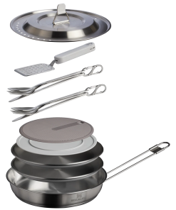 Alternative view of The Wildfare Pro Fry Pan Cookset 15-piece set